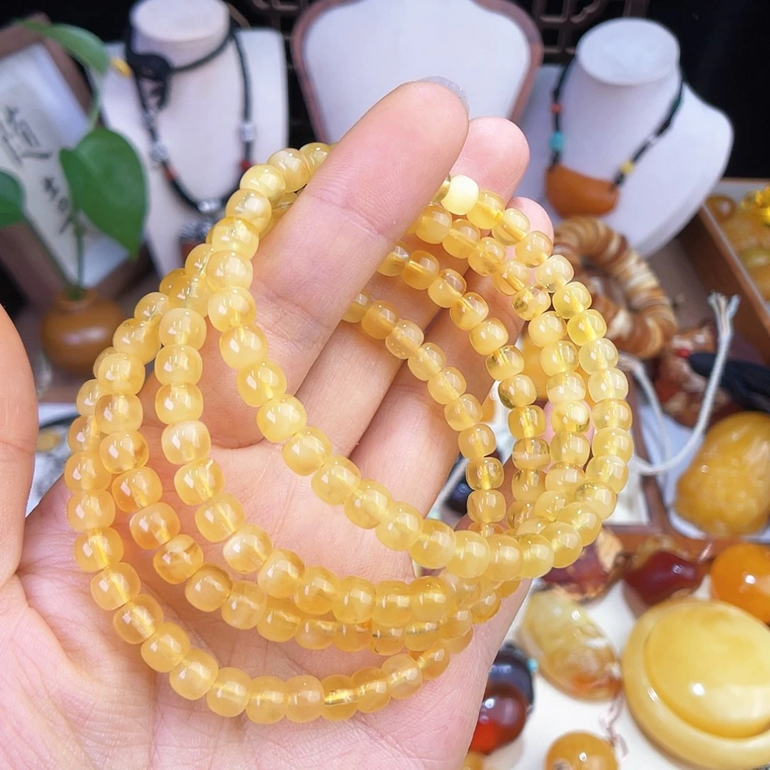未镶嵌琥珀珠宝奇石多样性发一条