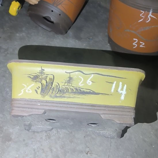 紫砂花盆紫砂花盆