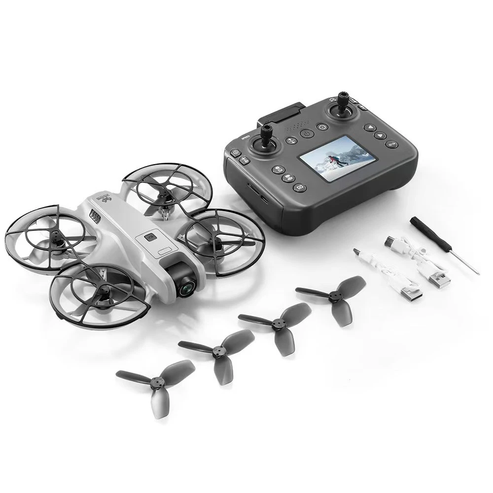 抗摔掌上迷你无人机航拍 小学生小型遥控飞机男孩高级科技玩具