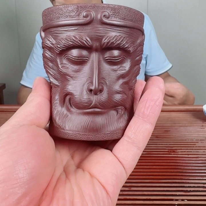 茶壶紫砂宜兴紫砂壶悟空杯