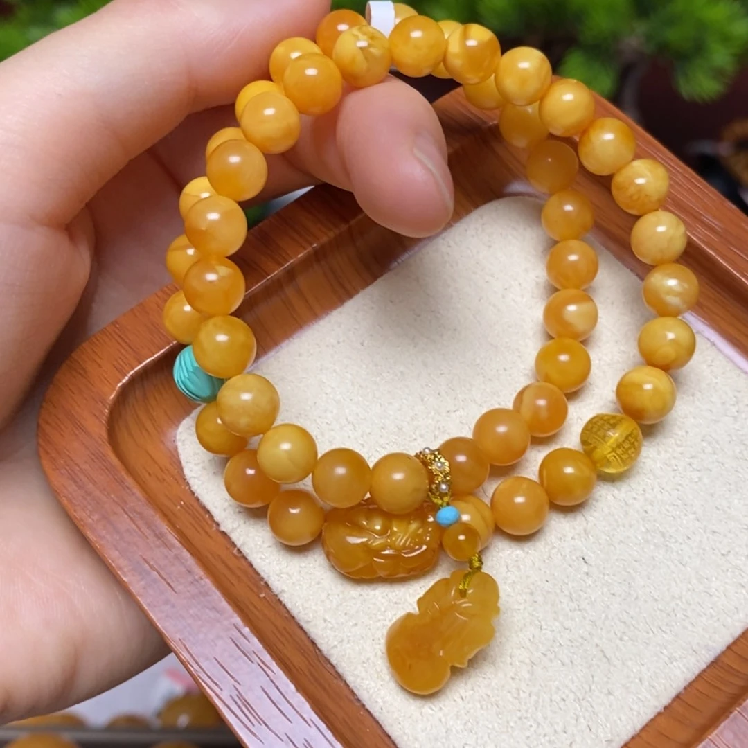 【闪购商品】未镶嵌蜜蜡手链手串