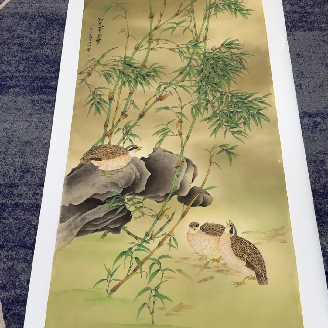 国画国画作品山水花鸟
