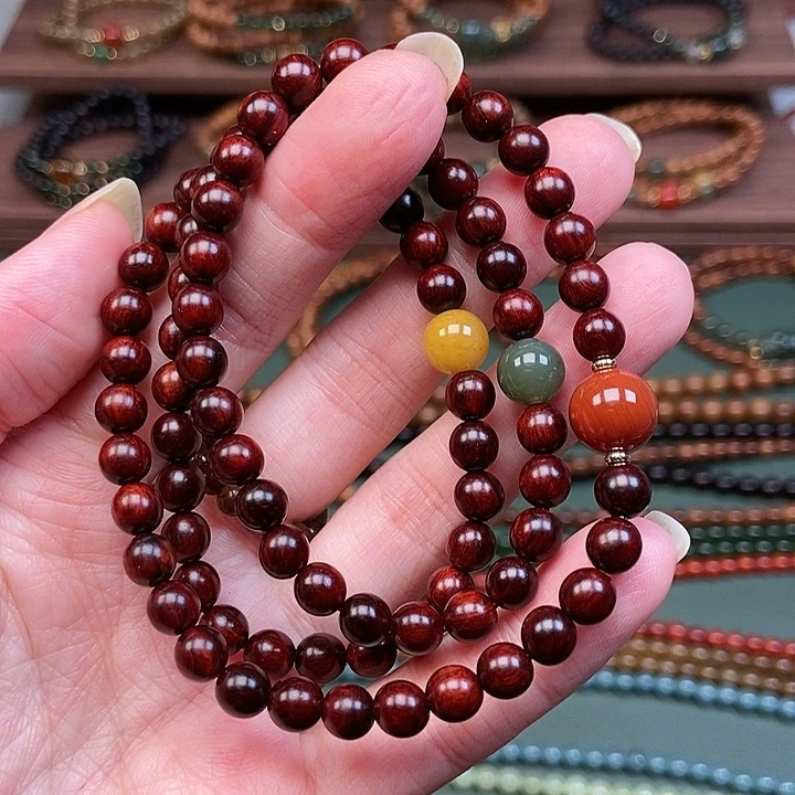 手串檀香紫檀（小叶紫檀）未镶嵌