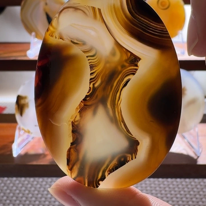 玛瑙/玉髓合金颈饰