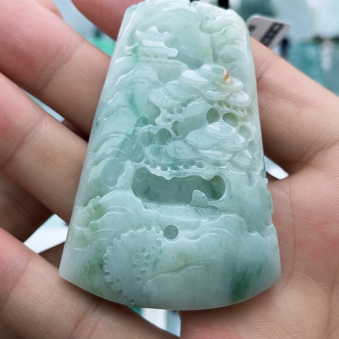 颈饰未镶嵌翡翠翡翠