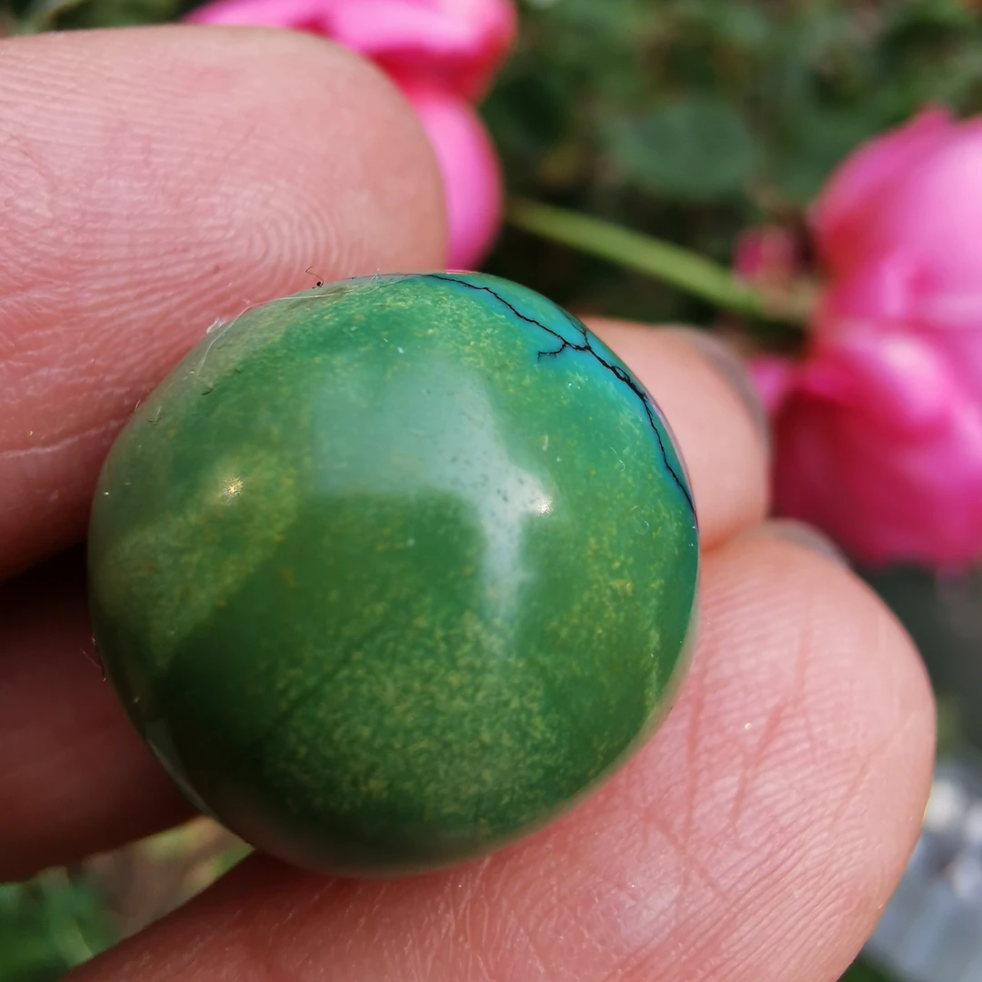 只买单纯的吊坠，没带链子，属的性质。吊坠 15418精品高货绿珠