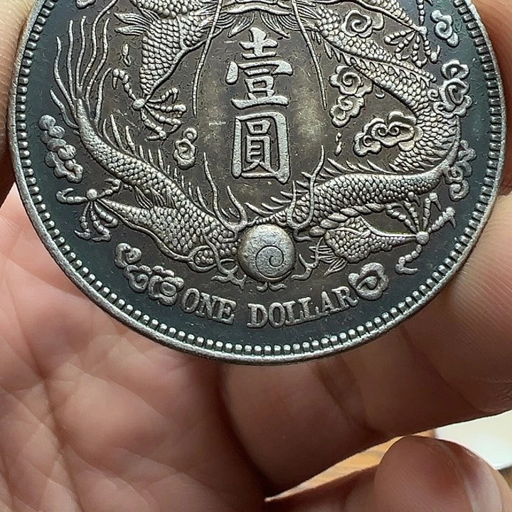 （一家臻藏）可吸翻可吹响龙洋工艺品 精选摆件