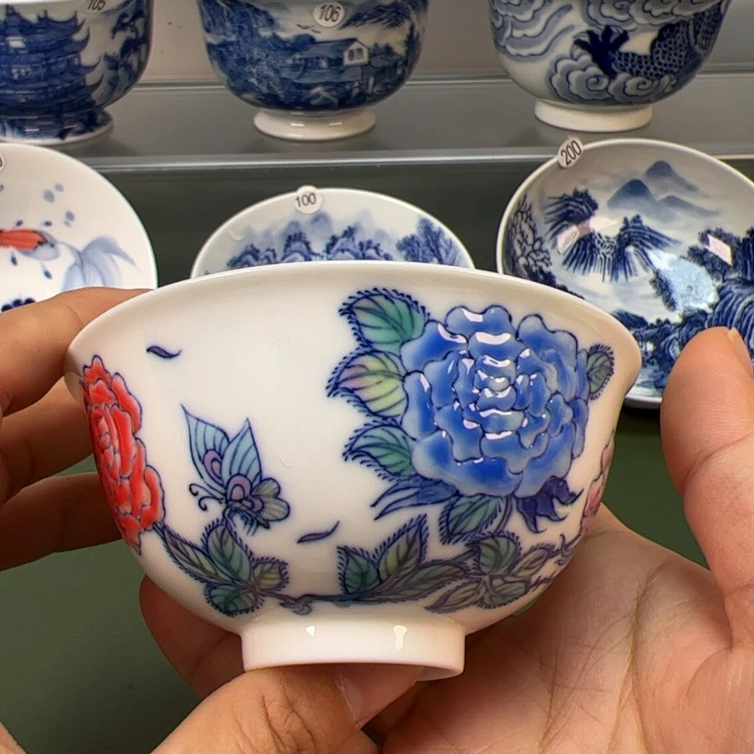 杯木木景德镇纯手绘茶具17