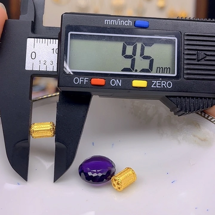 银S925镶嵌颈饰紫晶紫晶925镶嵌137