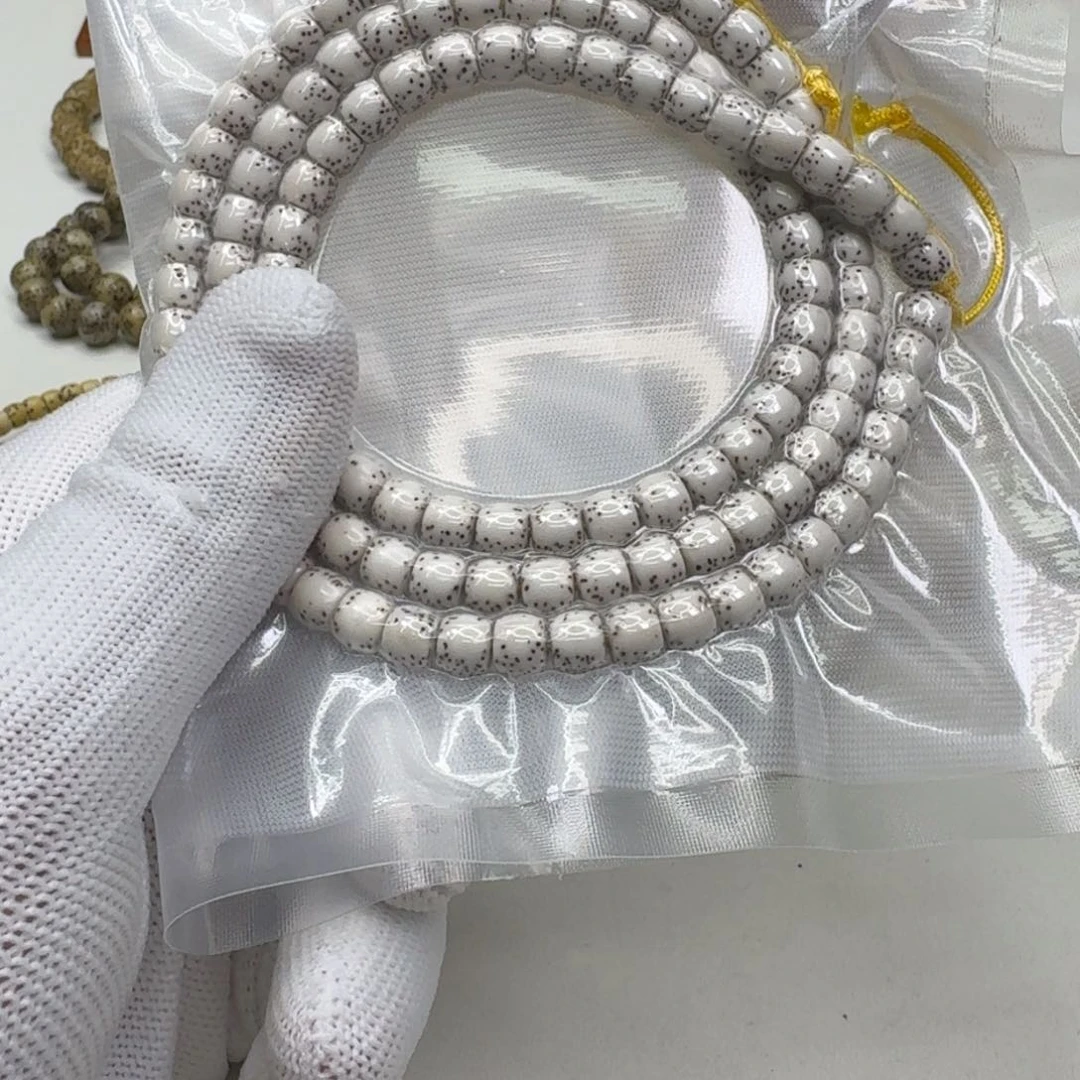 星月菩提手串9梵天白星月半壁7左右108