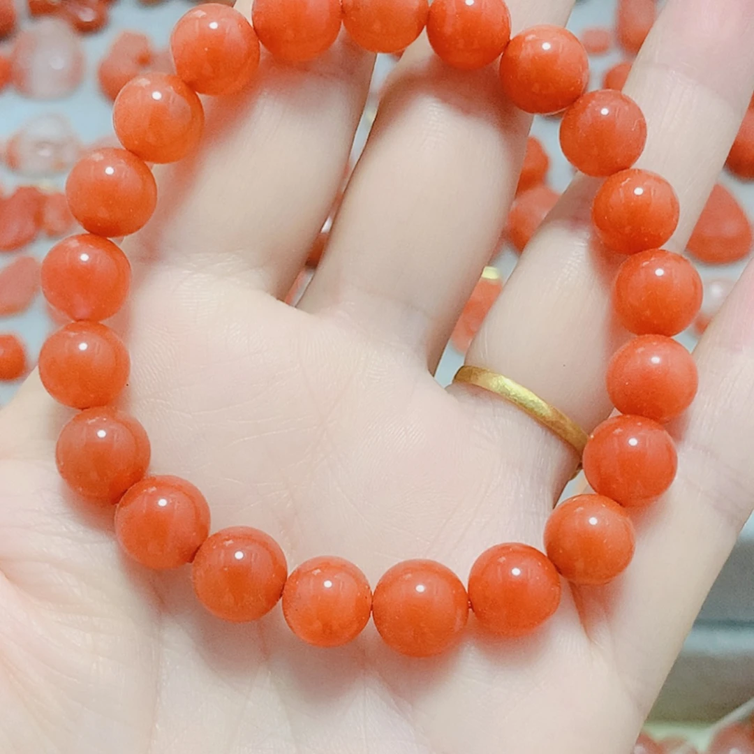 南红玛瑙未镶嵌手串
