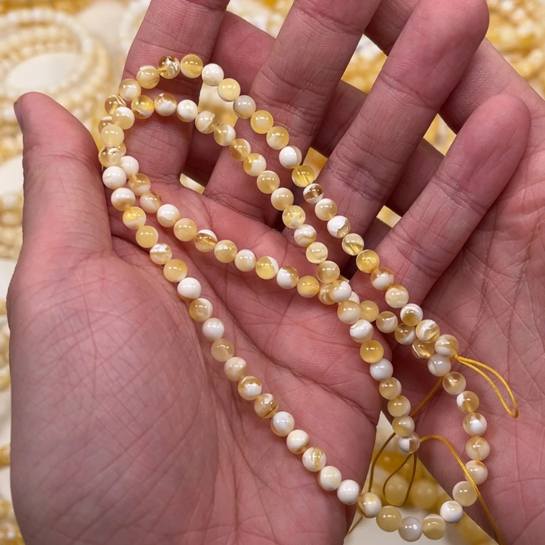 蜜蜡手串未镶嵌蜜蜡手串多圈5+