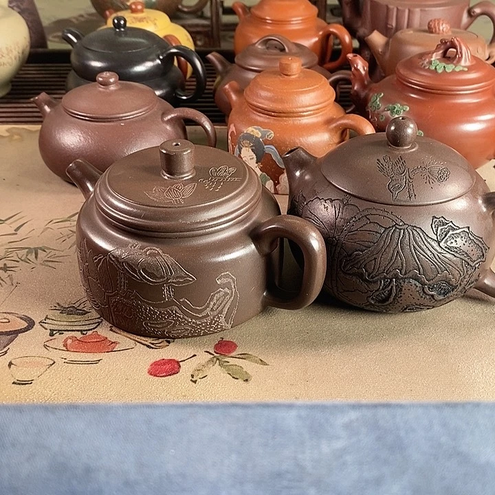茶壶段泥大*紫砂的微瑕
