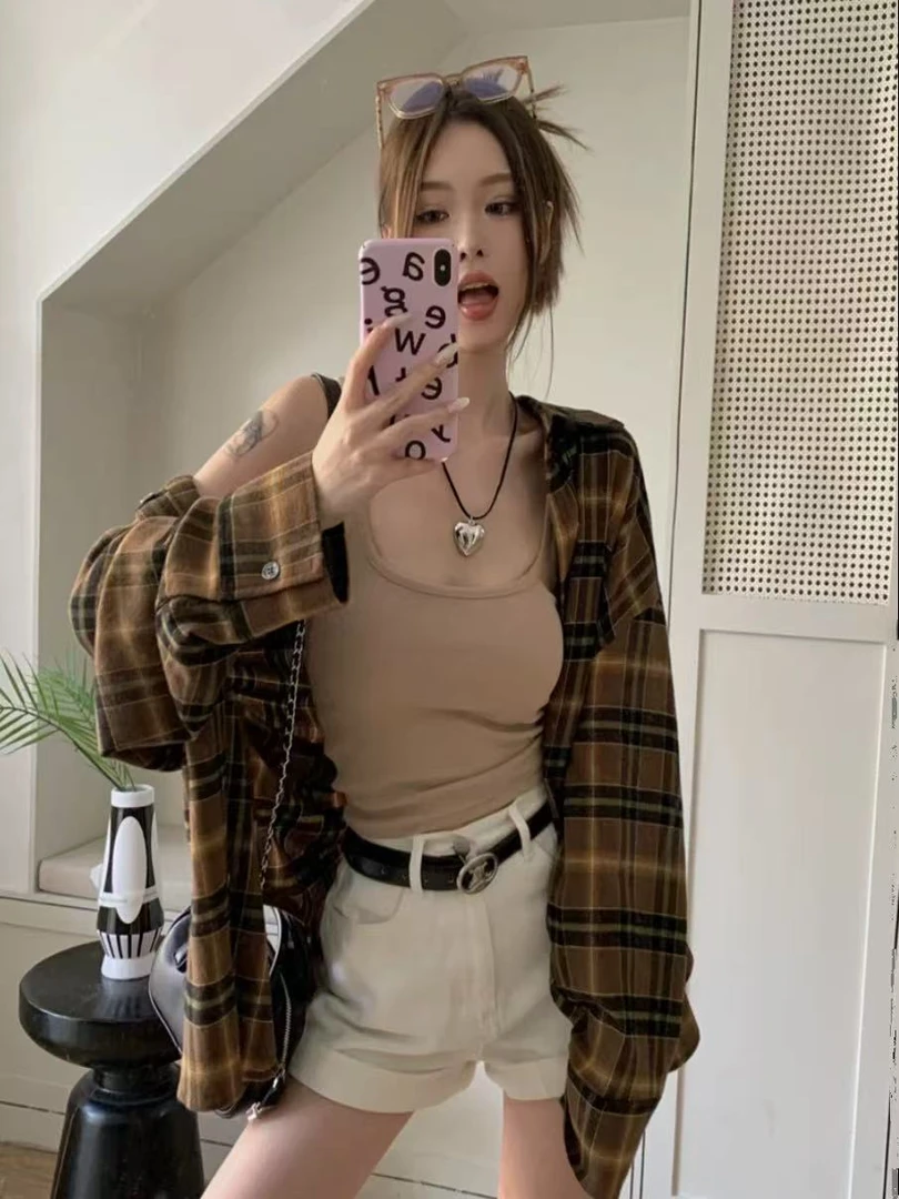 （玉姐家）复古港风polo领衬衫宽松叠穿外套90-140 新选f1016