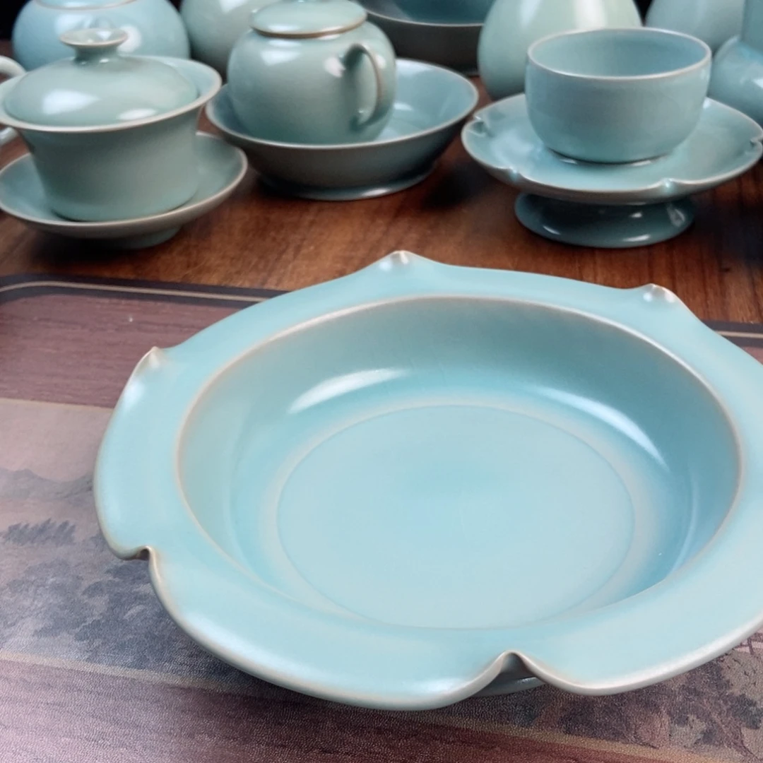 摆件原产地原矿汝瓷～茶器