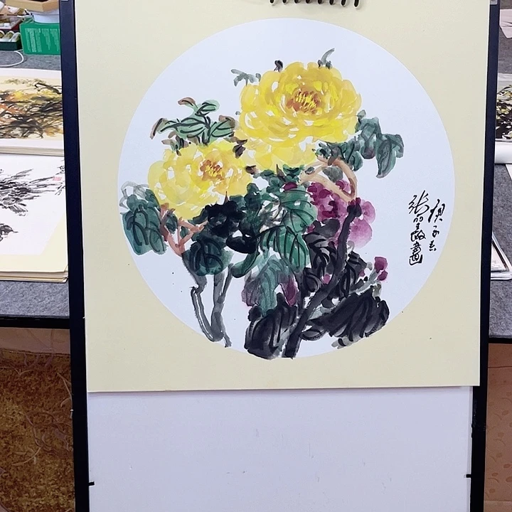国画张圣敏先生纯手绘作品