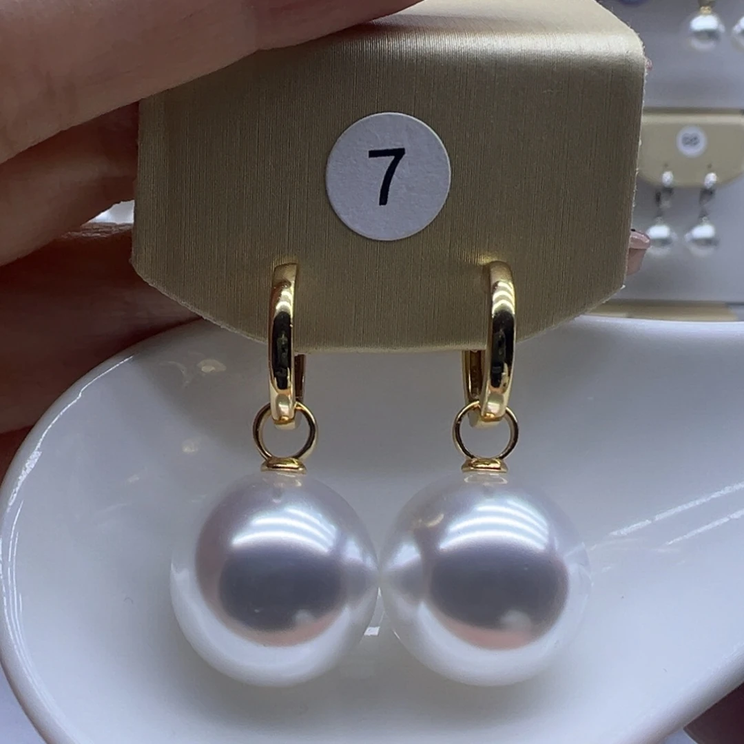 耳饰淡水珍珠银S925镶嵌