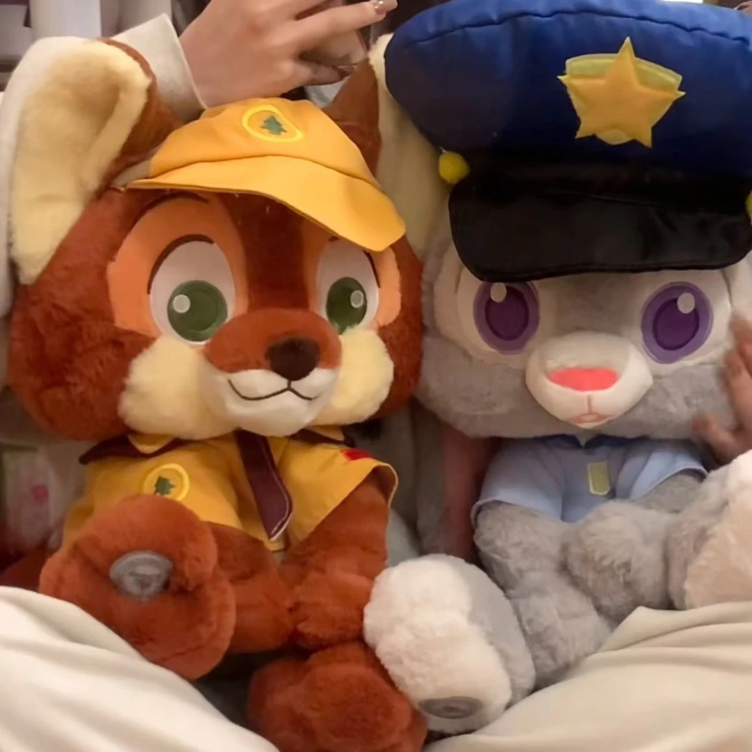 疯狂动物城朱迪玩偶尼克狐尼克公仔毛绒玩具娃娃睡觉抱枕生日礼物