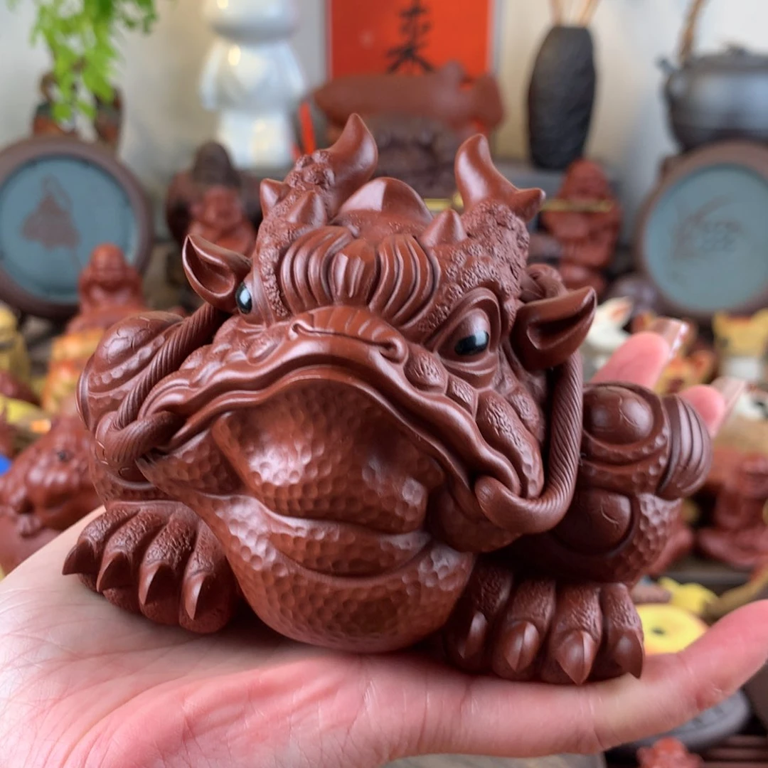 紫砂茶宠林*霸王将军蟾