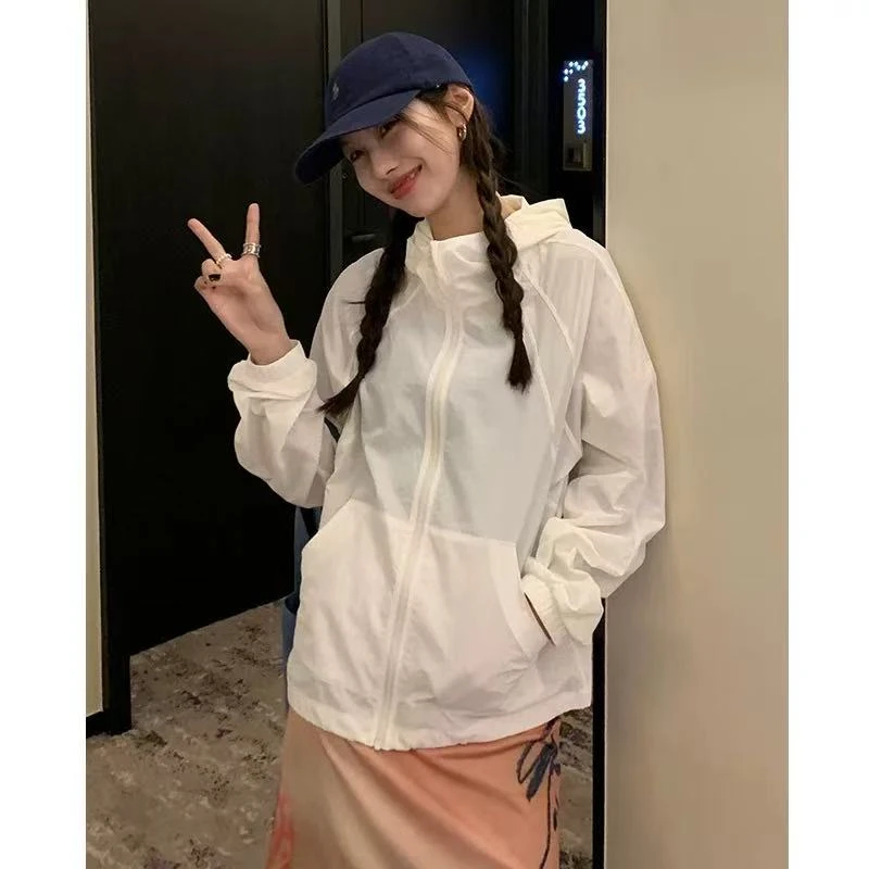 2449 夏季2025新款女宽松透气休闲时尚外套