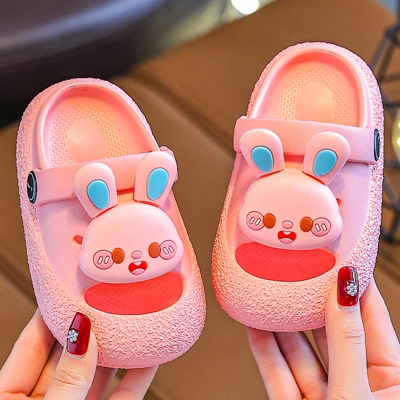 宝宝洞洞鞋1岁3室内防水防撞包头儿童拖鞋夏男童女小孩婴幼儿