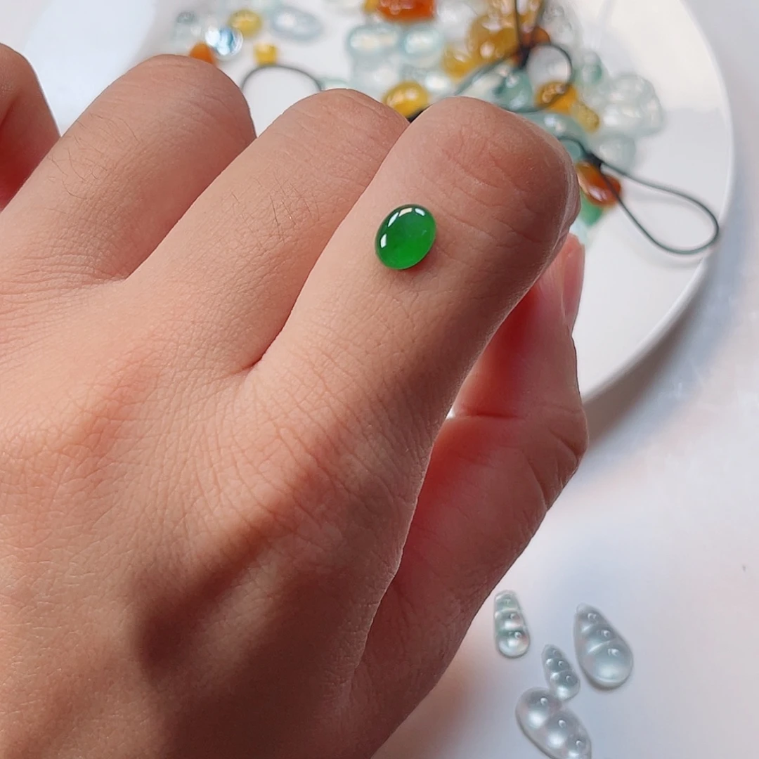 翡翠裸石纯天然a货缅甸翡翠