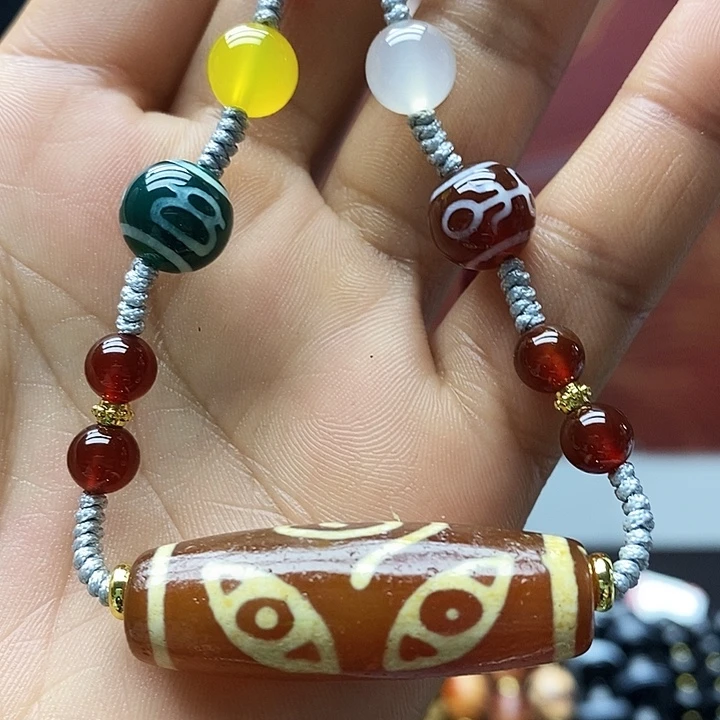 玛瑙/玉髓合金颈饰