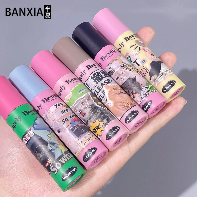 猫咪雾面哑光唇泥嫩妹丝绒显白防水不掉色奶糕唇釉不沾杯学生口红