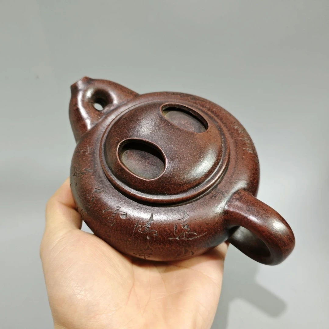 原矿红泥顾景舟制壶范增刻画家用收藏