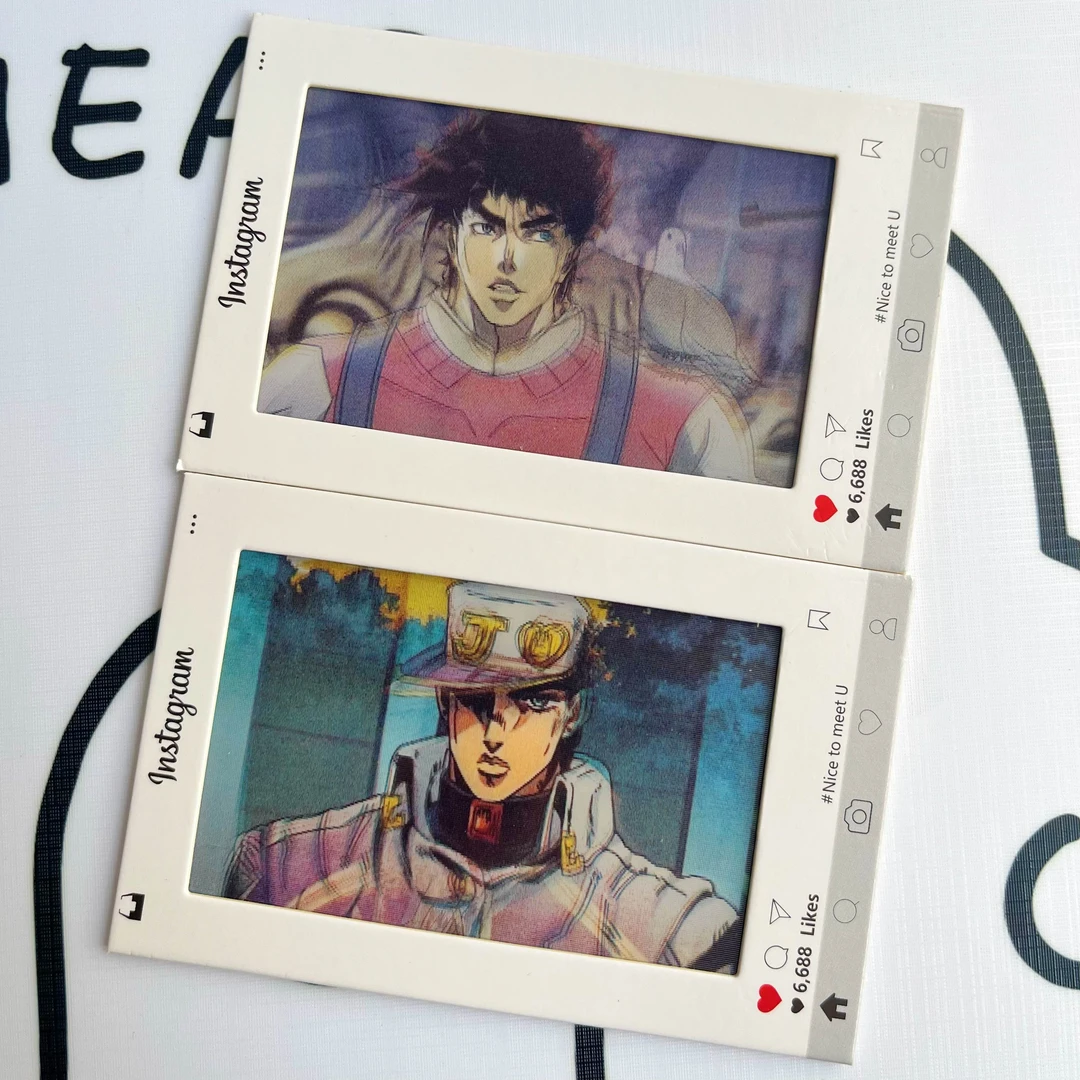 JoJo的奇妙冒险空条承太郎光栅卡送朋友乔纳森创意卡片挂件