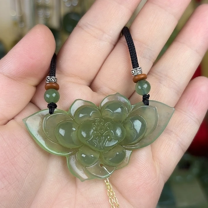 岫玉未镶嵌项链岫玉未镶嵌颈饰