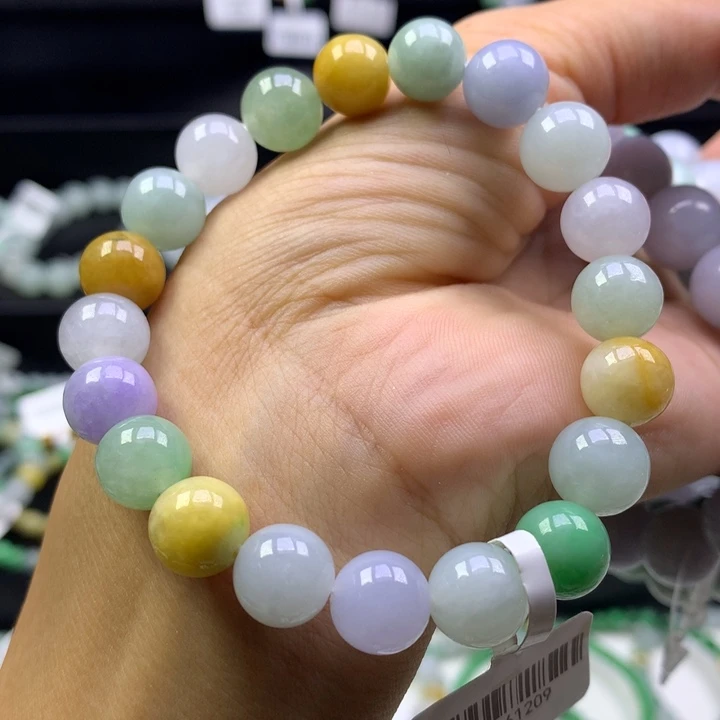 未镶嵌手串翡翠卡9.3