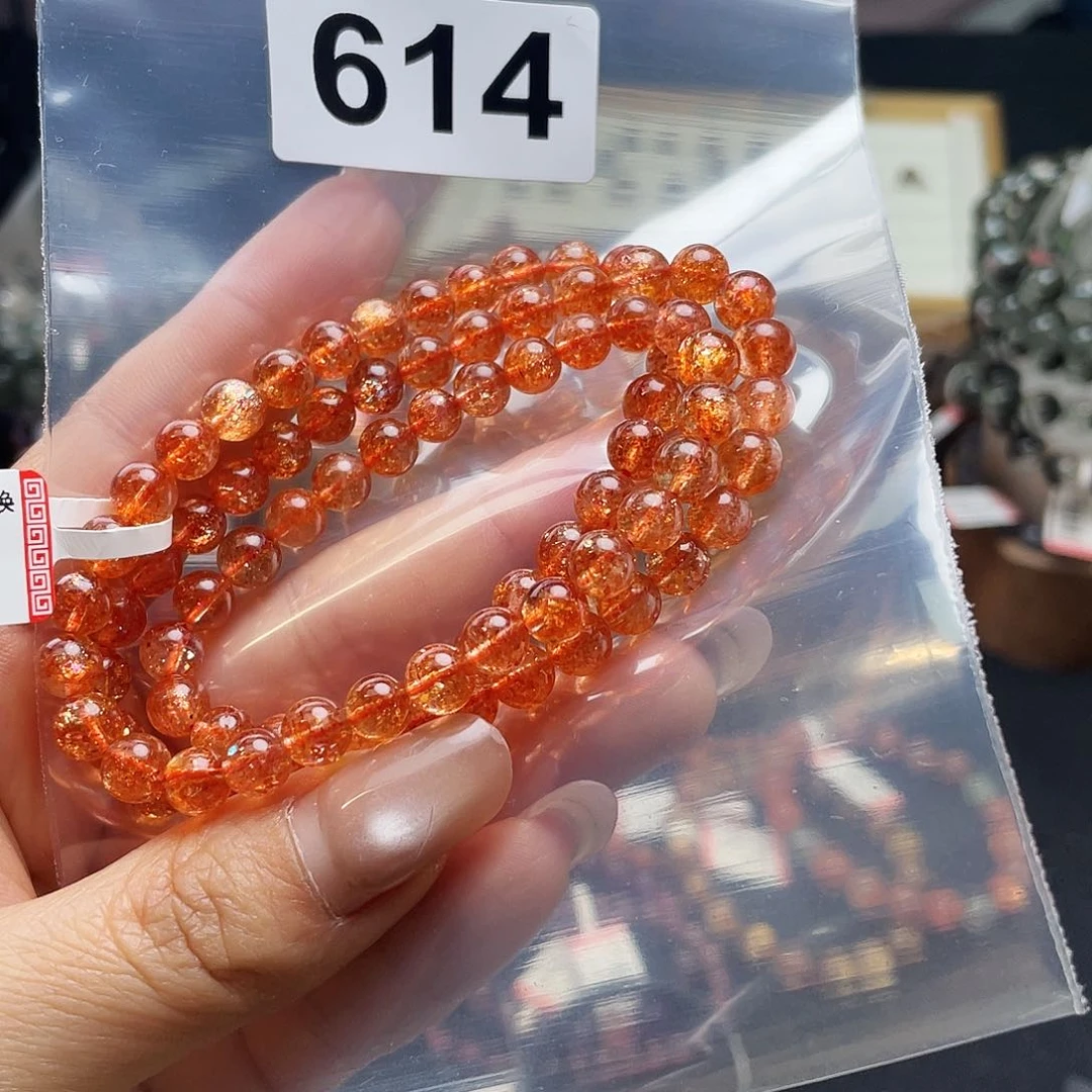 手串614。 未镶嵌日光石山****颜