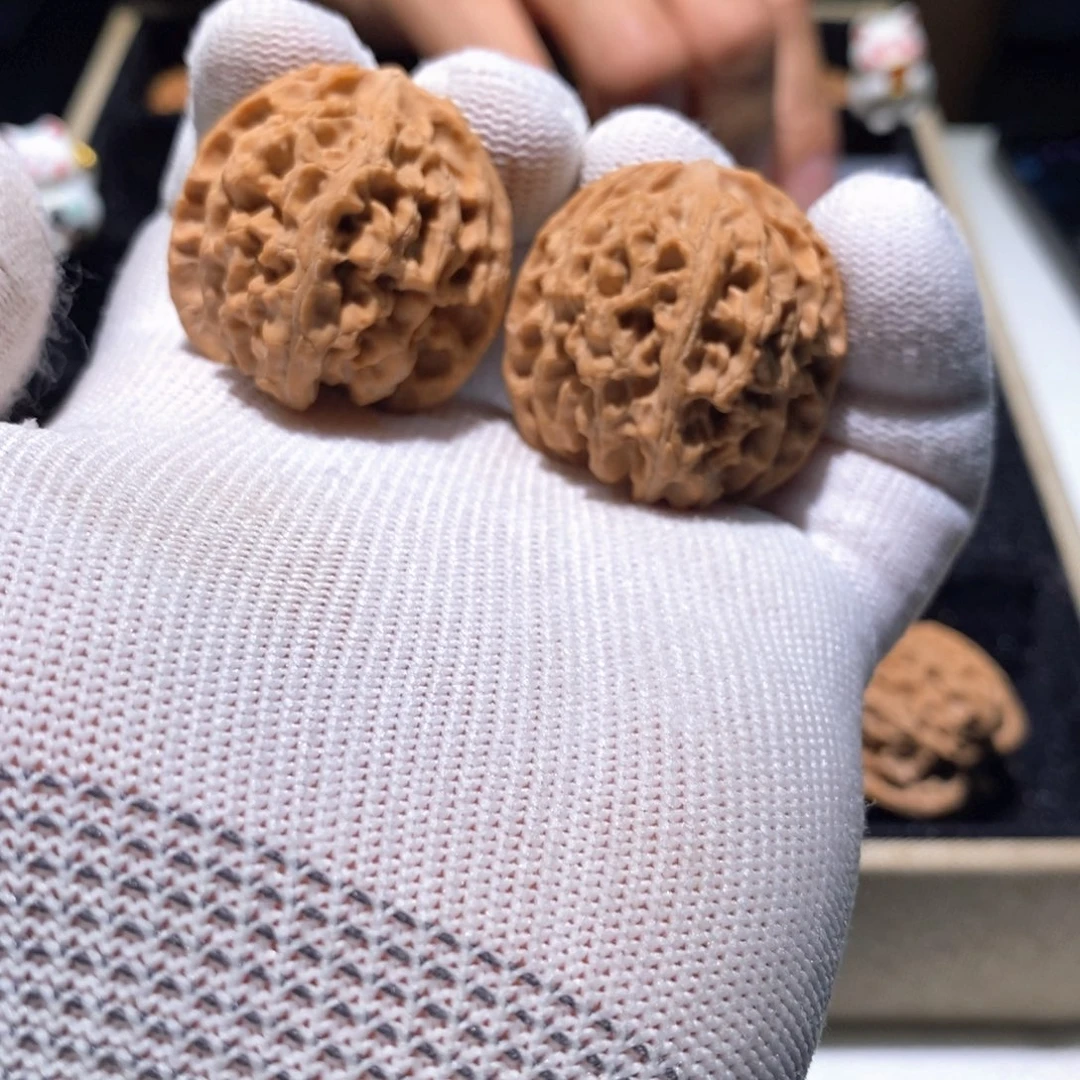 手串文玩核桃A874苹果圆34（全）