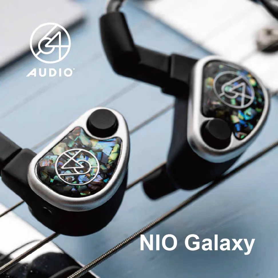 99新  64Audio Nio Galaxy限量版发烧9圈铁HiFi监听入耳耳机
