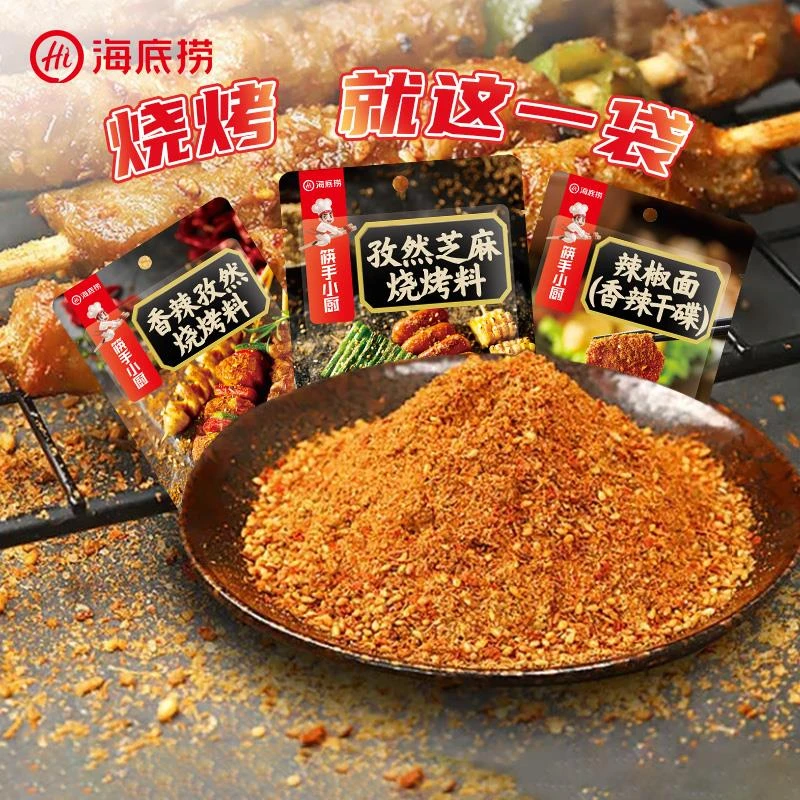 捞烧烤调料撒料家用烤肉孜然粉蘸料专用腌料烤串干 干料空气炸锅