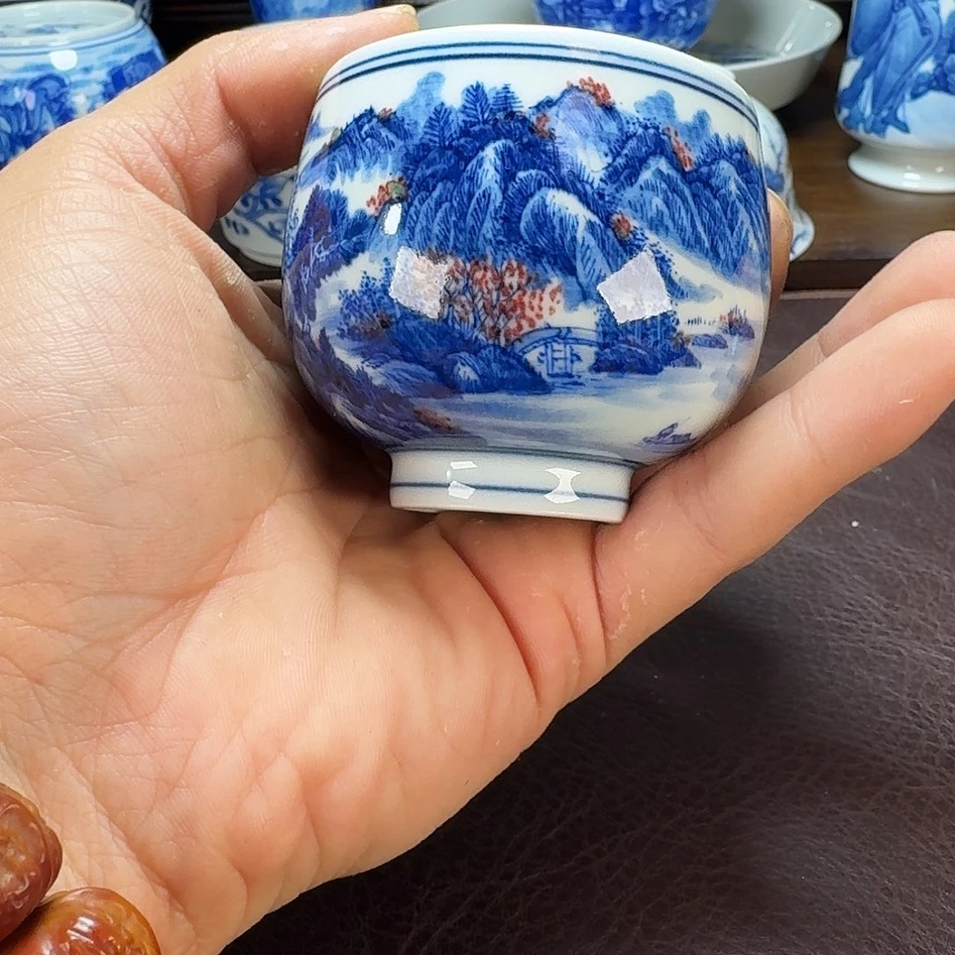 瓷片强****q当代景德镇陶瓷手绘茶具