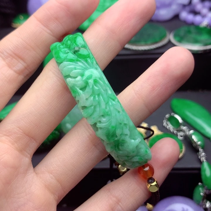 翡翠未镶嵌手链手链
