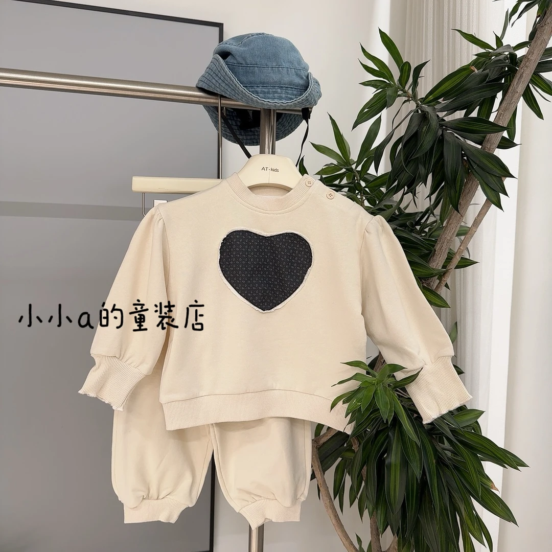 儿童秋季长袖卫衣套装2025新款秋装韩版童装男童套装宝宝秋款衣服