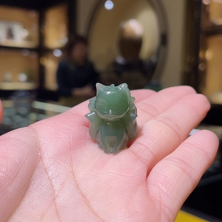 颈饰未镶嵌和田玉凤九