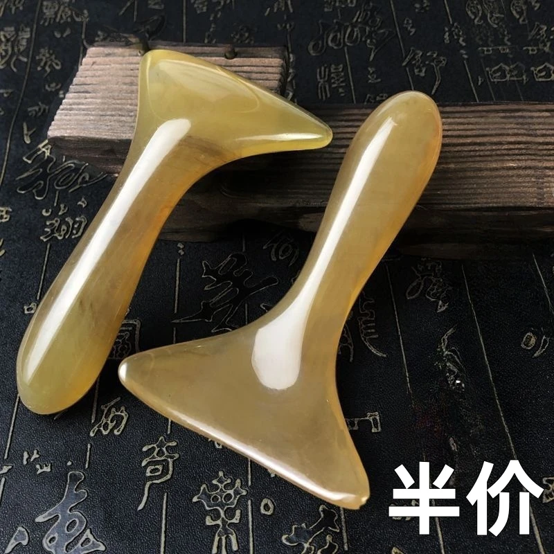 新款刮痧刮腿通用颈部脖子腿部背刮痧加宽面部美容弧形刮痧铲子