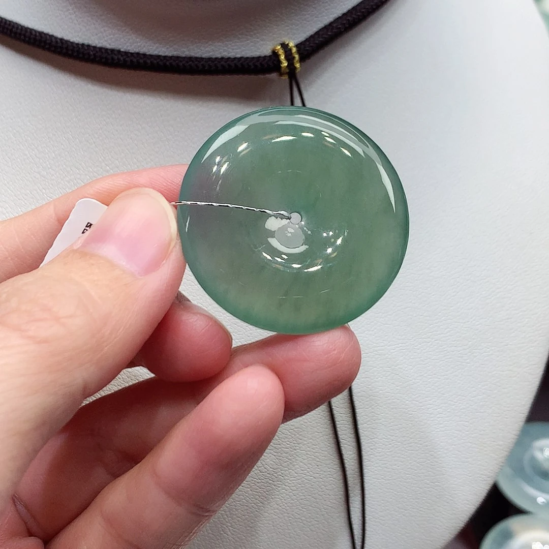 颈饰未镶嵌翡翠编号61，31.4/5.2