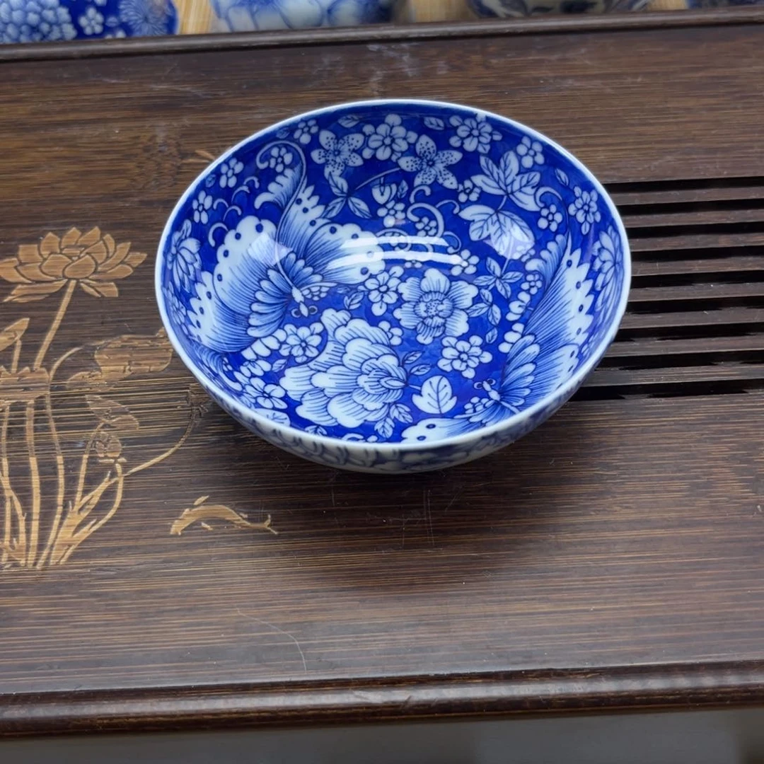 保韵柴窑 万花普洱杯