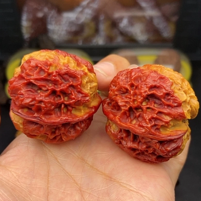 【闪购商品】文玩核桃吊坠40尺七彩铁绣球