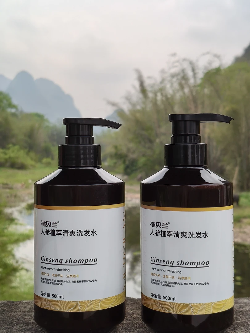 沐贝兰（真）何首乌生姜人参清爽洗发水原浆植物滋润头发柔顺