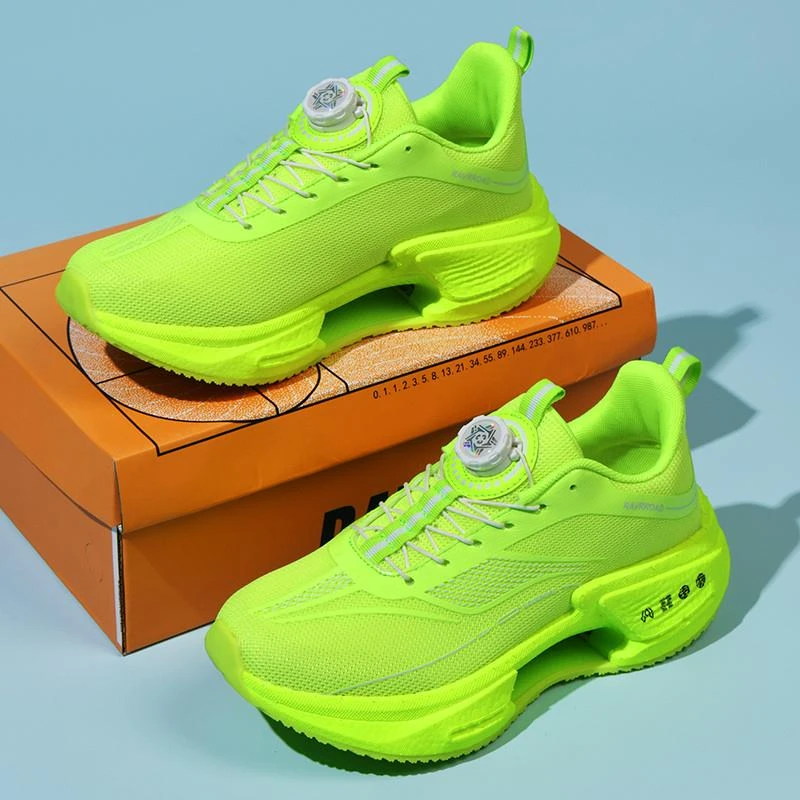 绝影3.0跑步鞋男新款青少年儿童旋转纽扣运动鞋男童专业碳板跑鞋8