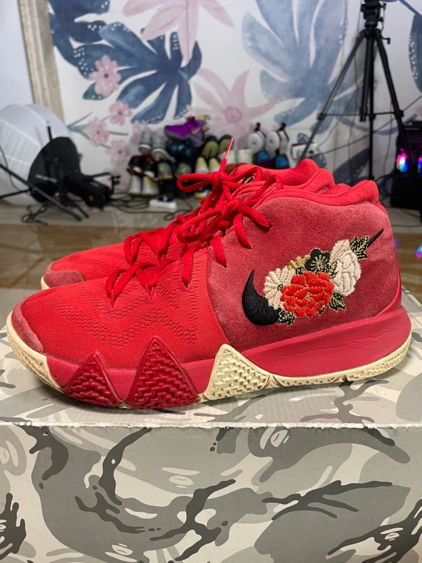 90新 maje 42.5码270/Kyrie 4 欧文4 zoom 缓震防滑 篮球鞋