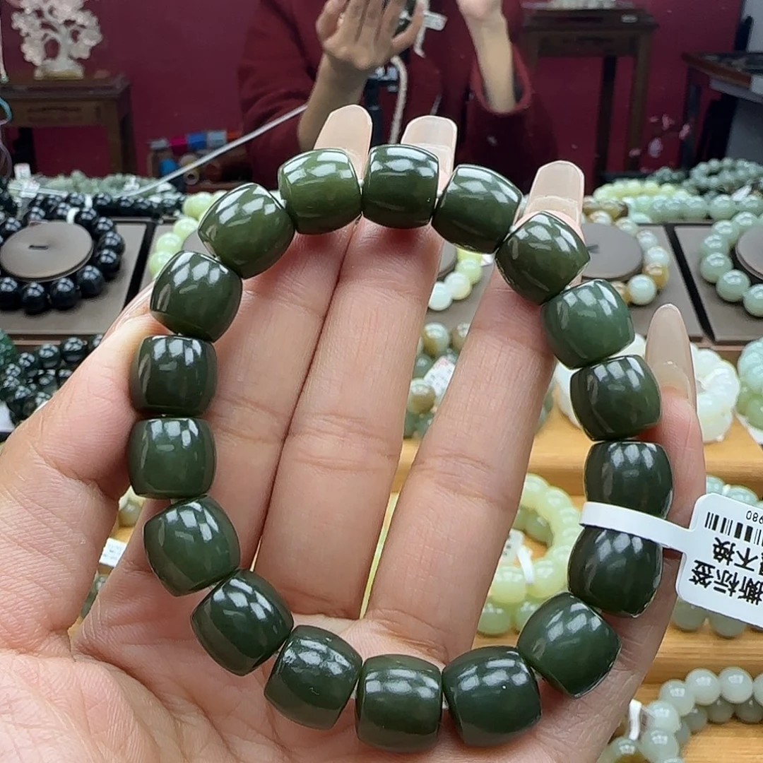 和田玉未镶嵌手链