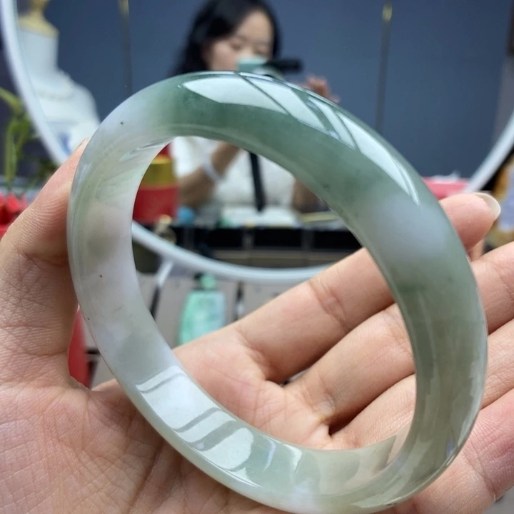 翡翠手镯未镶嵌手镯303-58