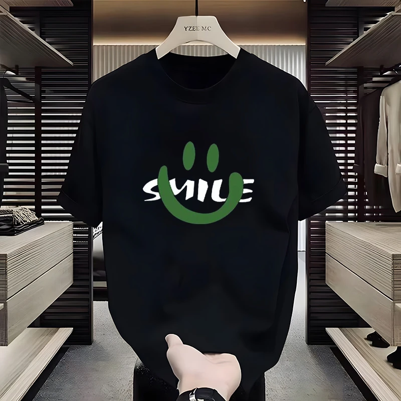 FEILALI婓鯻鲤夏季新款短袖t恤男士潮流纯棉宽松上衣青年打底体恤